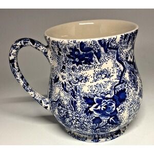 Chintzware Made in Staffordshire-England Calico Blue  Mug